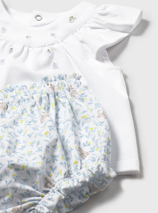 Blue Floral 2pc Set by Mayoral
