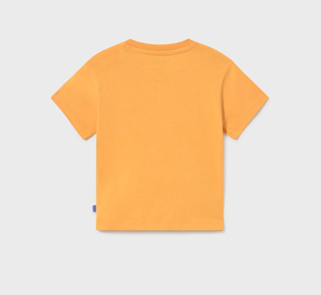 Orange Puffy Hippo Tee