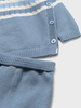 Blue Stripe Knit Set