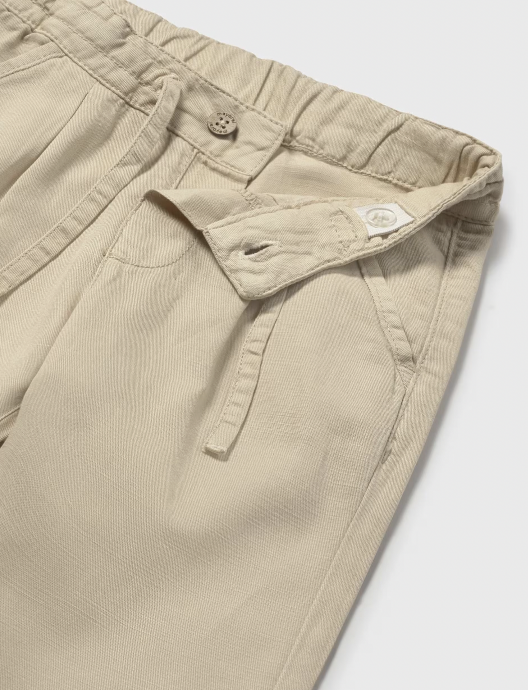 Khaki Linen Pants