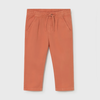 Clay pants with a drawstring on a white background