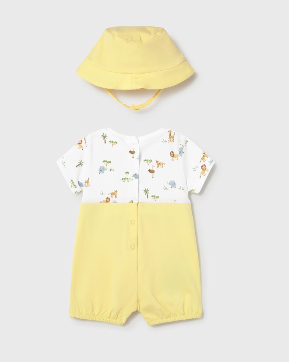 Yellow Safari Overalls Set