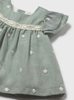 Sage Embroidered Dress