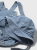 Denim Croc Overalls Set