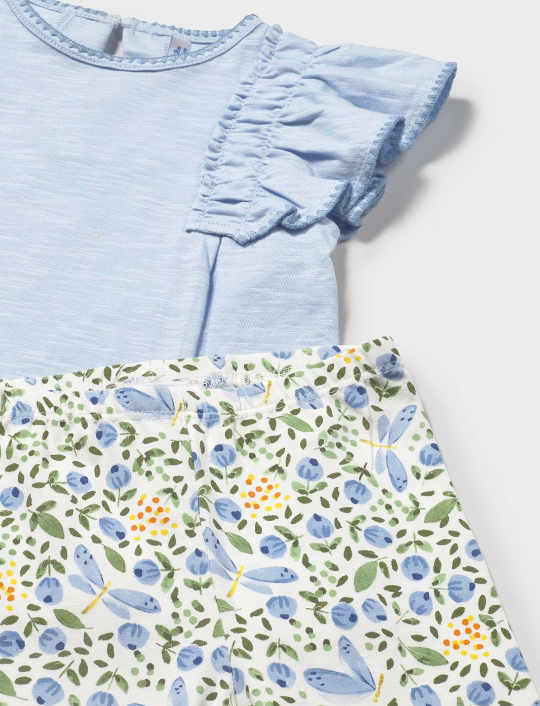 Blue Butterflies Leggings Set