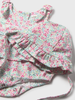 Mint Floral Bubble with Hat