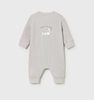 Grey Welcome Romper shown from another angle