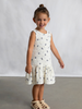 Cream Bow Lace Dress