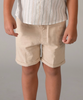 Khaki Linen Shorts