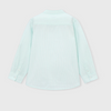 Mint Stripe Mandarin Collar Shirt