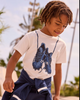 Cream Soccer Cleats Tee