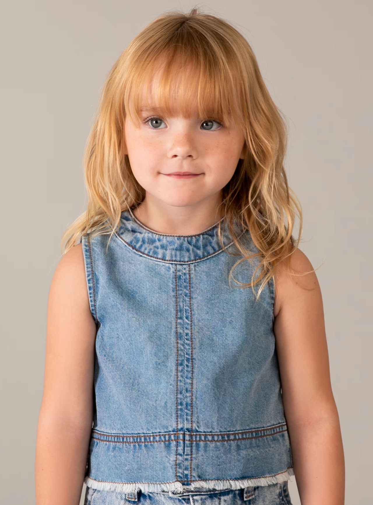 Light Denim Tank Top