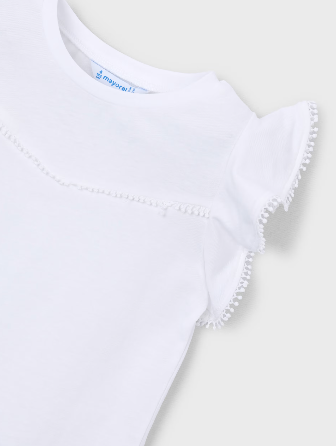 White Trim Tee