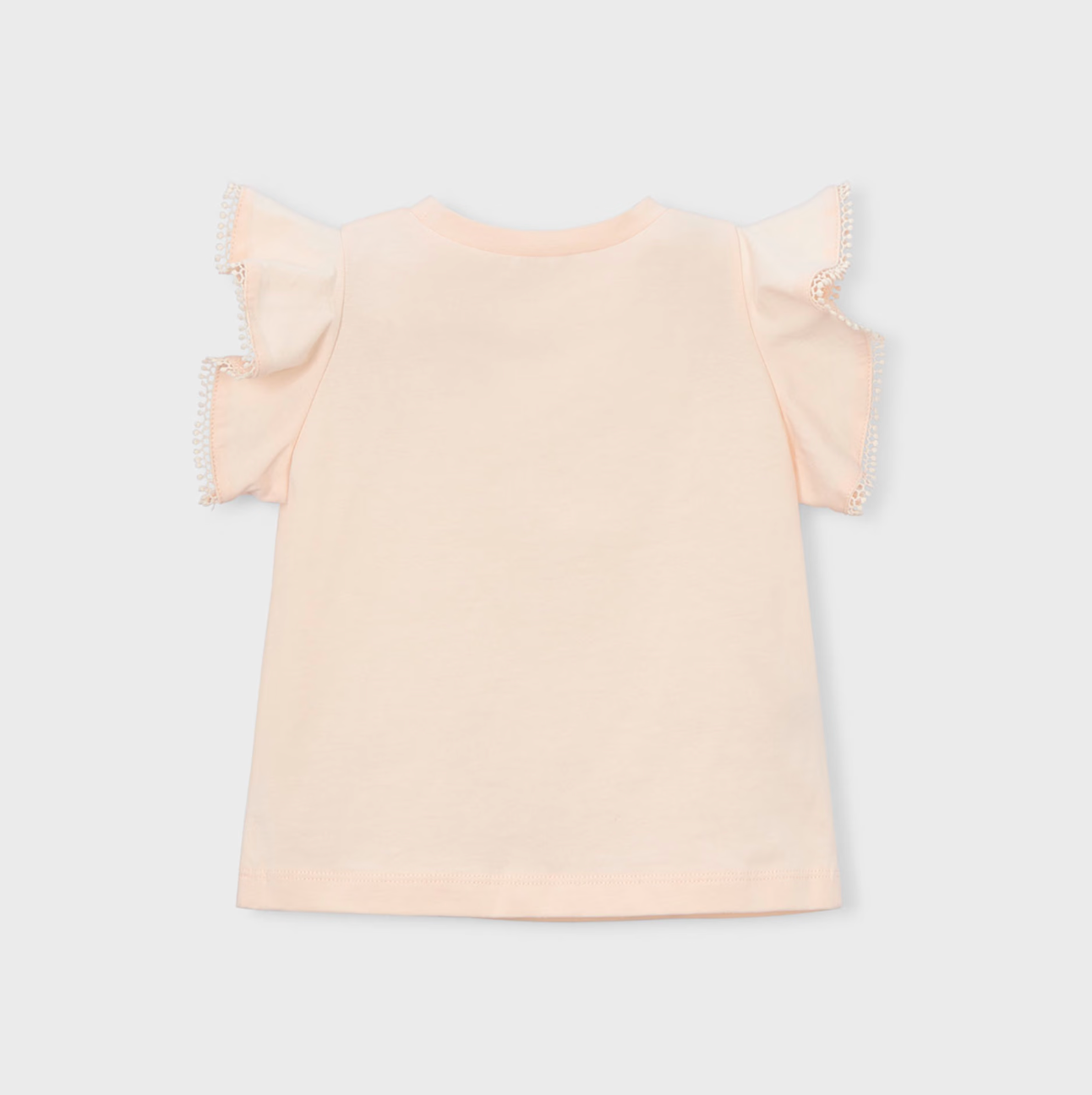 Peach Trim Tee