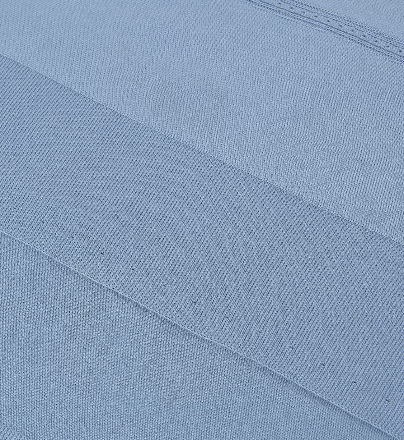 Atlantis Blue Knit Blanket