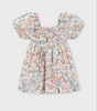Floral Square Neck Dress