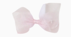Light Pink Organdy Bow