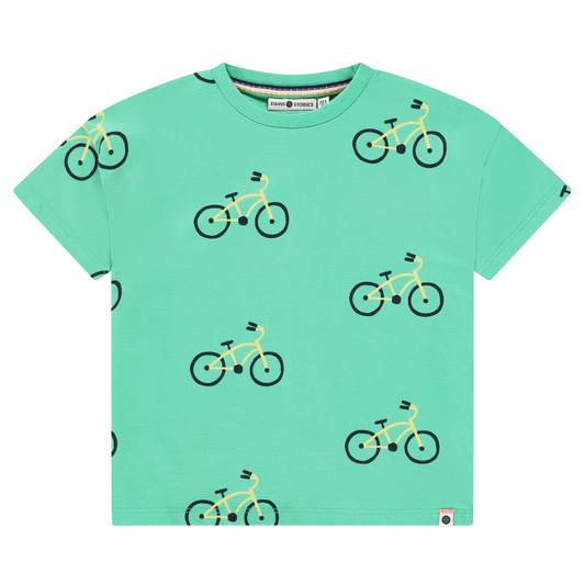 Neon Green Bicycle Tee