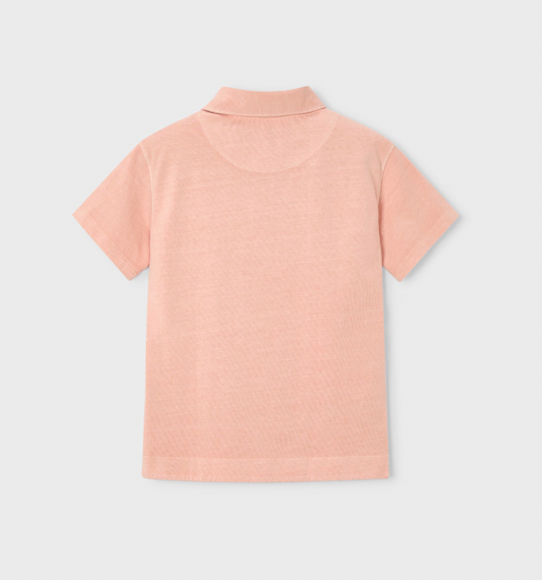 Weathered Coral Polo