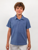 Weathered Blue Polo