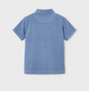 Weathered Blue Polo