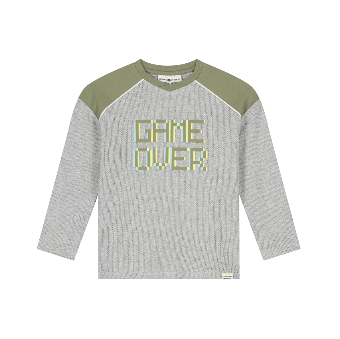 Light Grey Game Over Tee