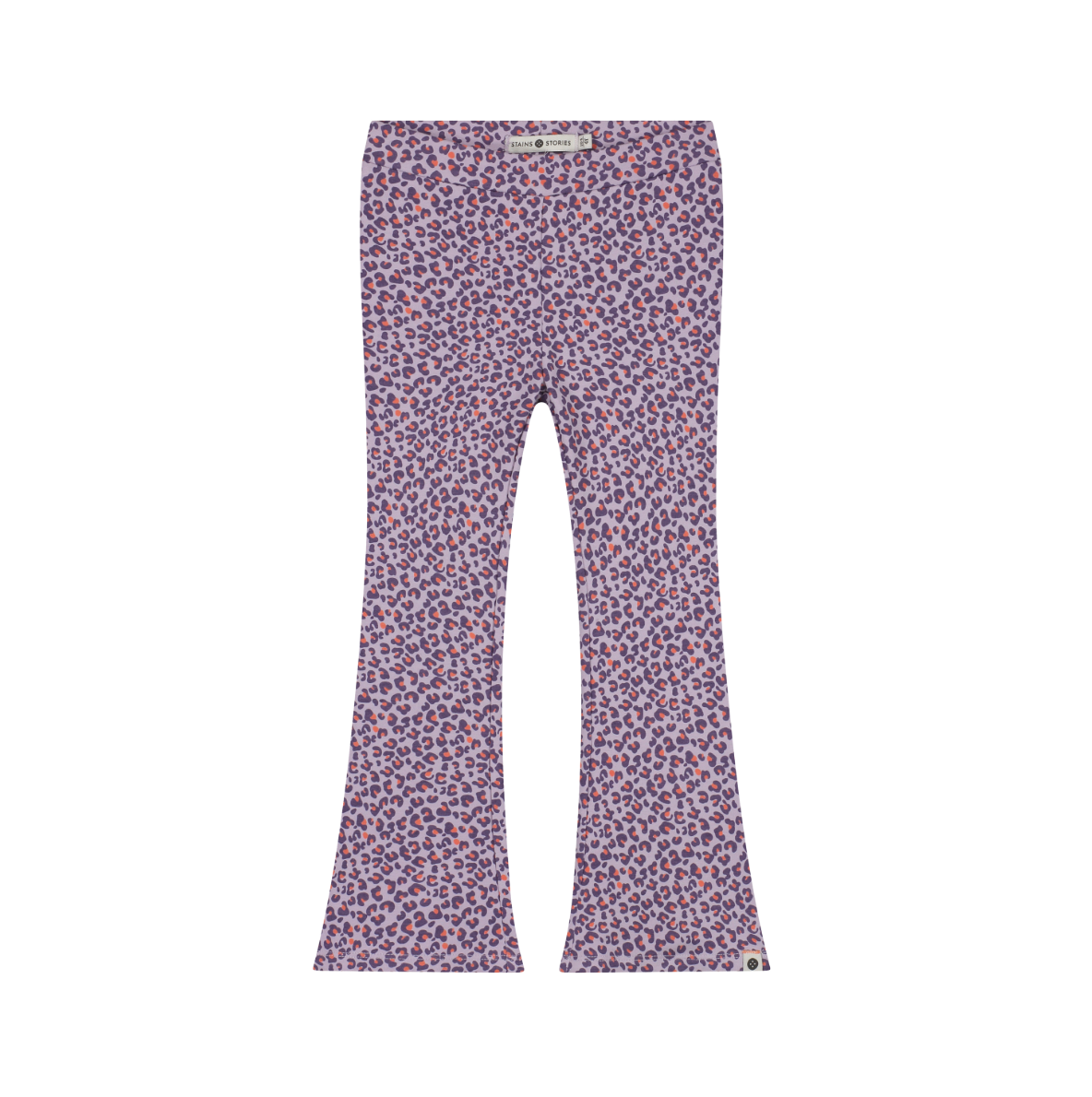 Lilac Cheetah Flared Pants