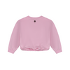 Pink Gathered Sweatshirt