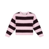Wine Red Stripe Sweater