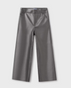 Gunmetal Faux Leather Pant