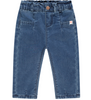 Medium Blue Darted Denim Pants