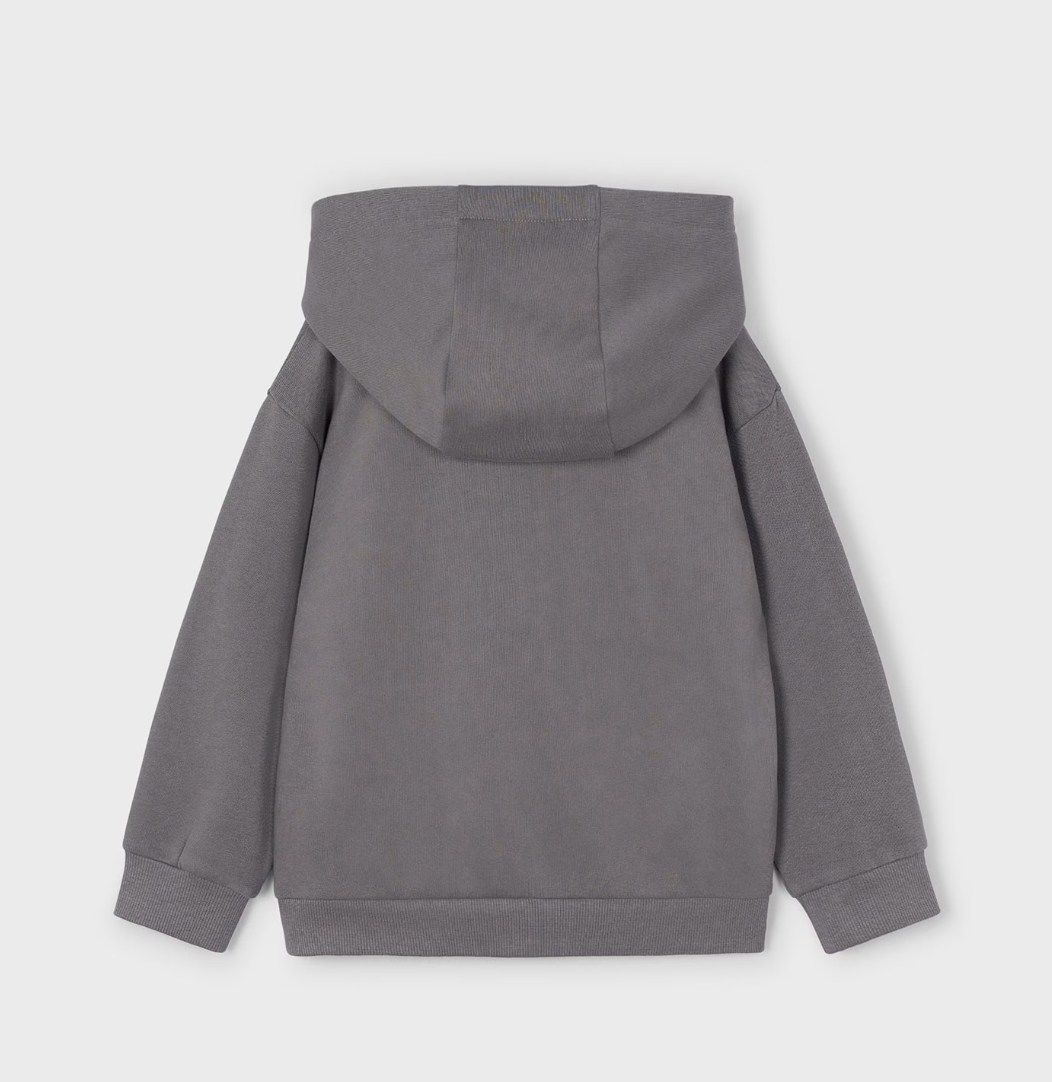 Gray 3D Dino Hoodie