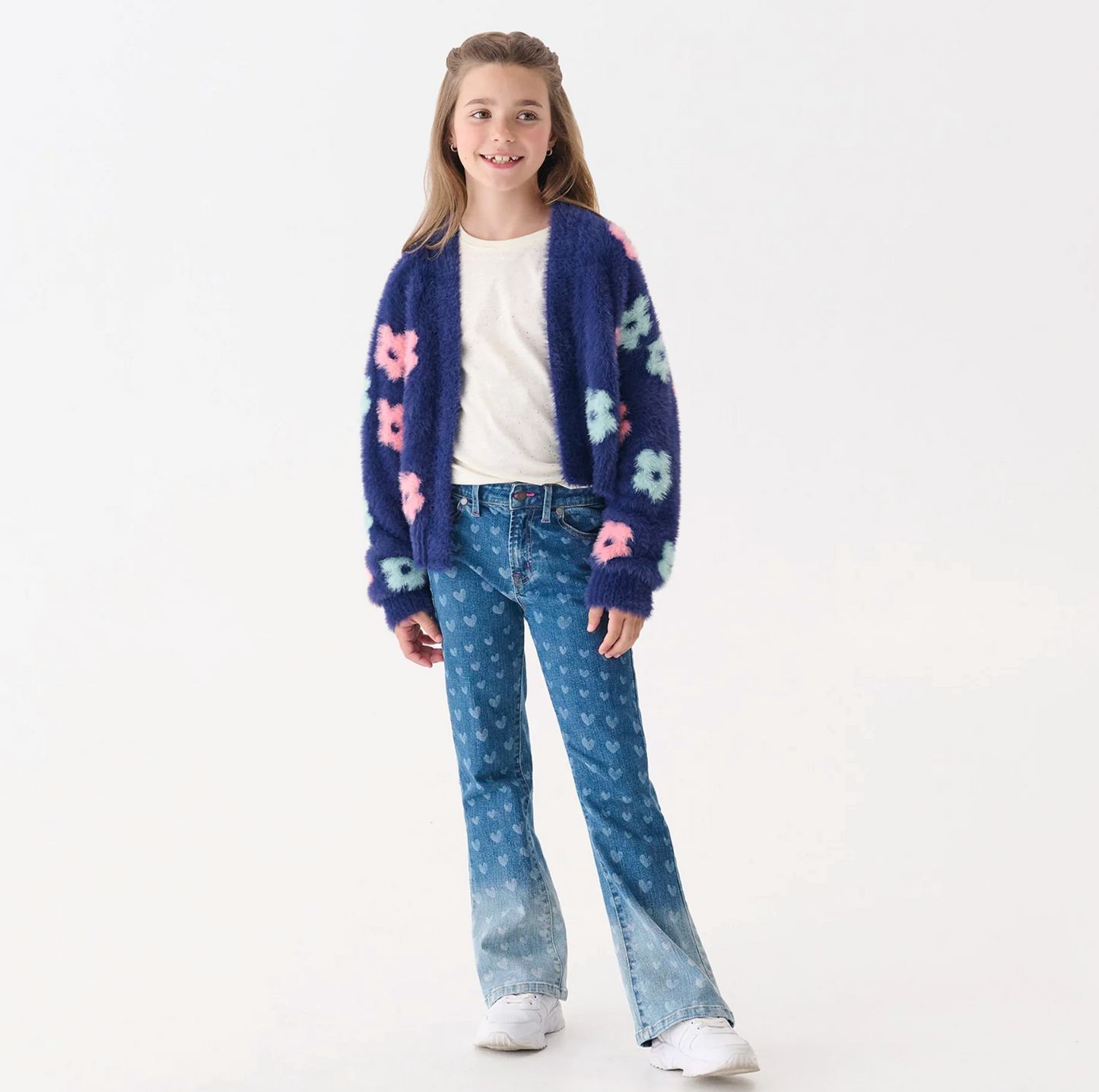 Hearts Flared Leg Denim