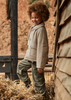 Olive Green Parachute Pants