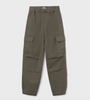 Olive Green Parachute Pants