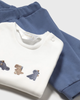 Arctic Blue Dino Hoodie Set