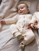 Oat Knit Snail Romper