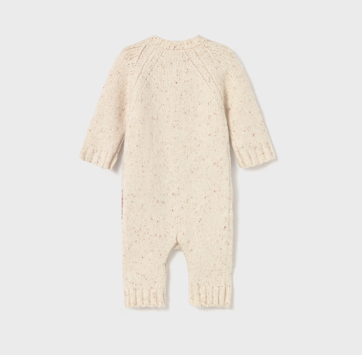 Oat Knit Snail Romper