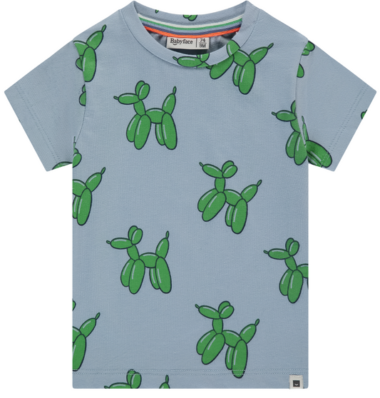 Blue Balloon Animal Tee