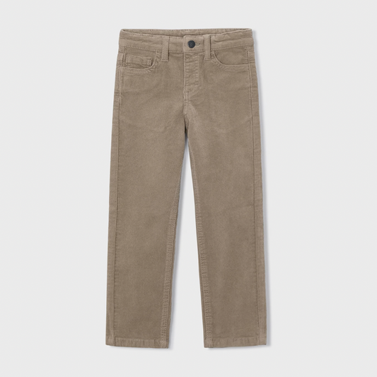 Beige pants on a white background