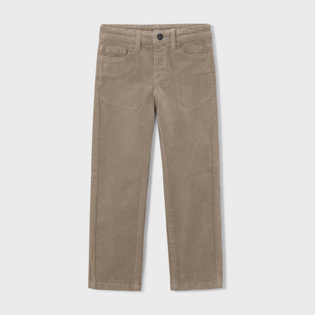 Beige pants on a white background