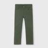 Green pants on a white background