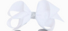 Small Silver Center Grosgrain Bow
