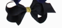 Gold Center Grosgrain Bow