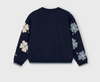 Navy Floral Sweater