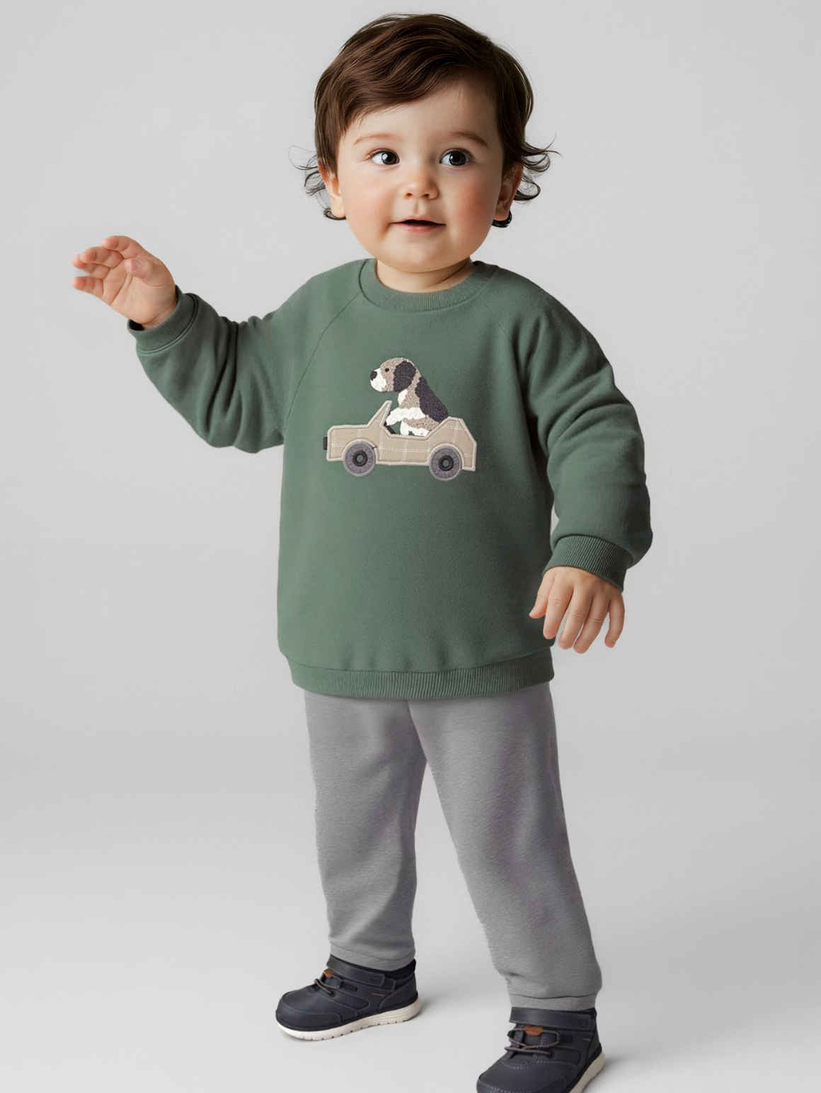 Green Dog Driving Jeep Set