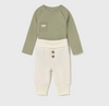 Sage Pocket Onesie Set