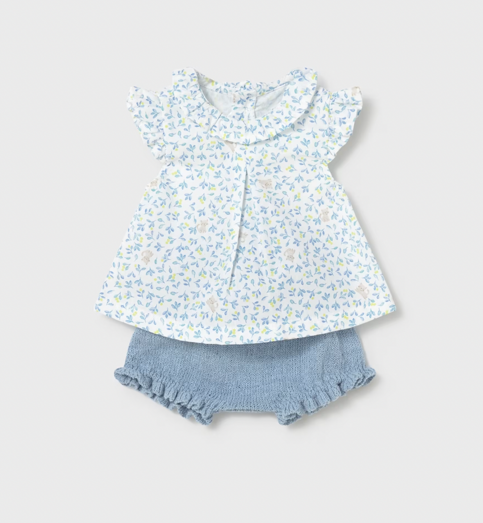 Kitten Top & Bloomer Set