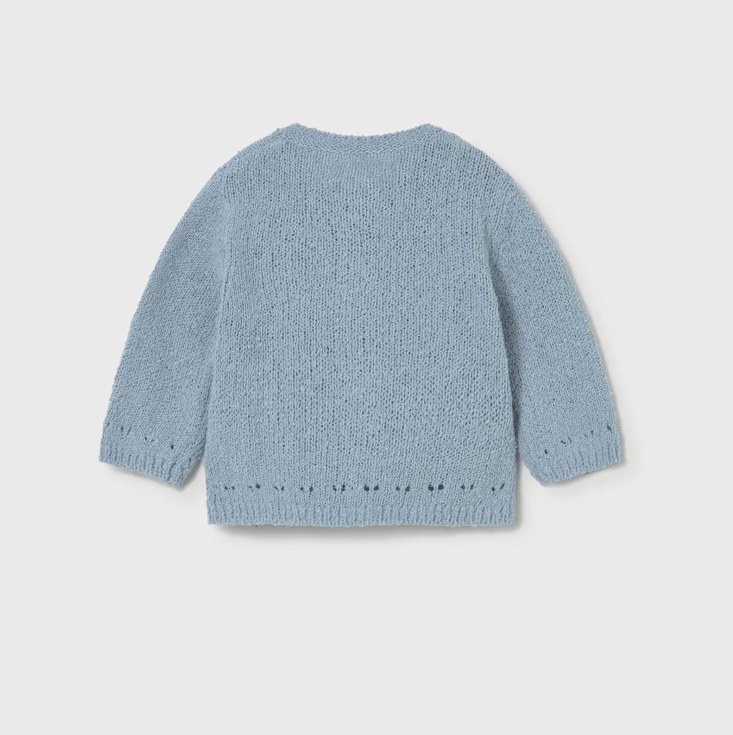 Nubby Blue Cardigan