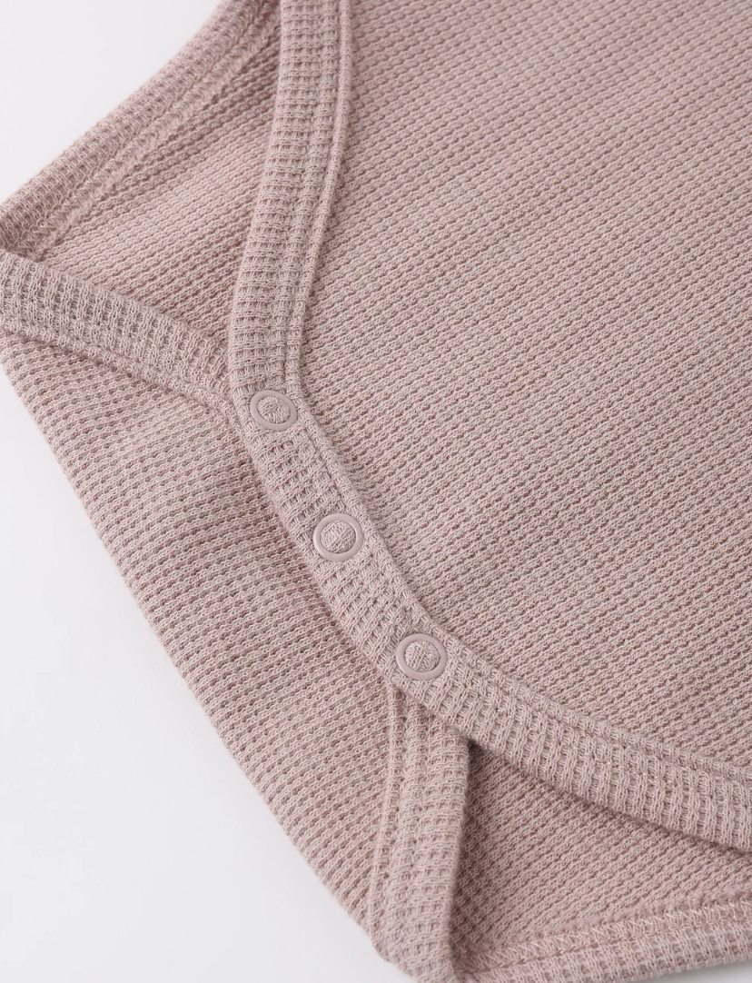 Mauve Waffle Bodysuit